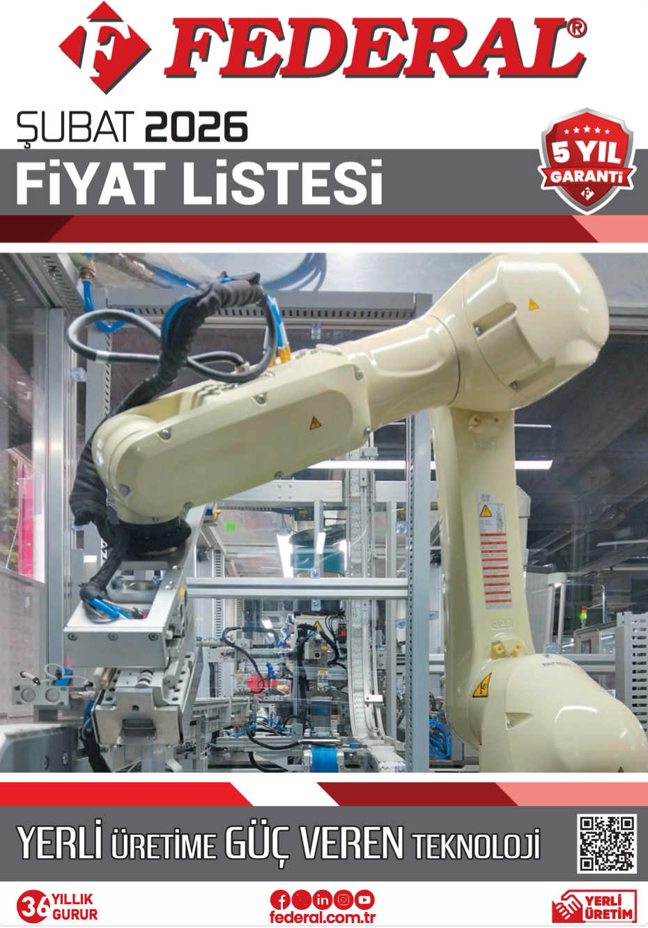 Federal 2026 Fiyat Listesi
